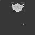 Mysterious Purple Grinning Fantasy Creature With Star Shaped Head Glowing Eyes And Claws