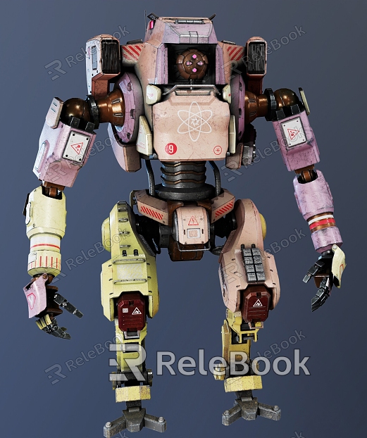 Robot Armor Warrior Game Character Iron Man model