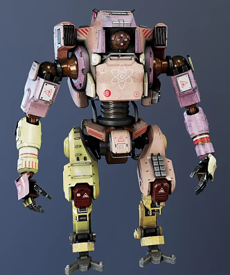 Robot Armor Warrior Game Character Iron Man 3d model