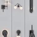 Modern Wall Sconce Collection With Various Designs For Home Lighting 3d model