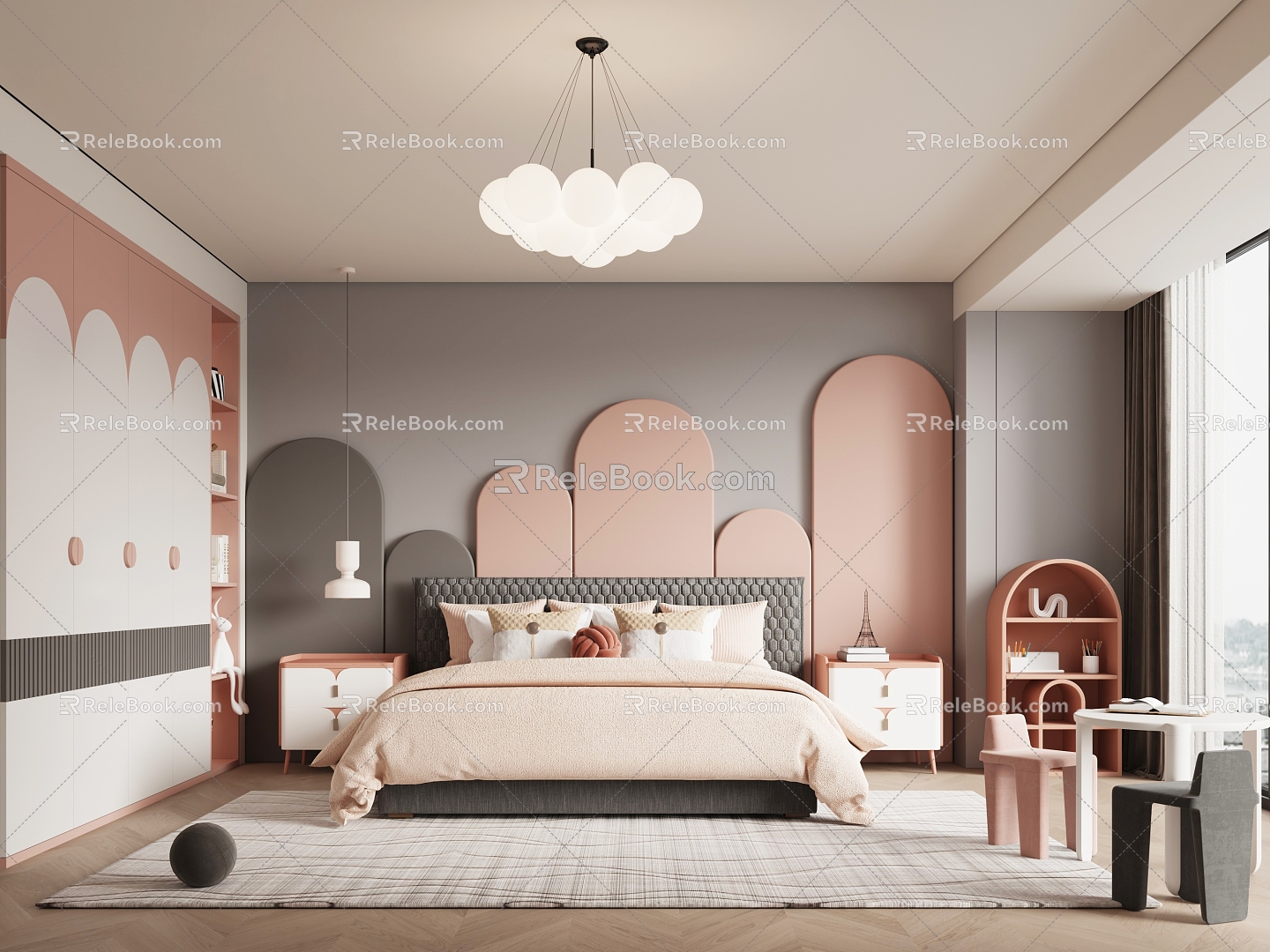 Modern Children's Room 3d model