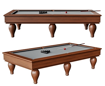 Billiards table billiards table games 3d model