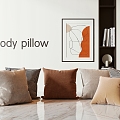 Modern pillow 3d model