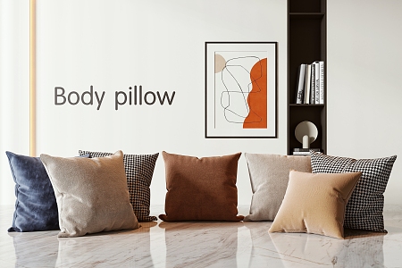 Modern pillow 3d model