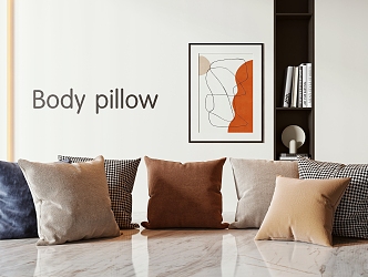 Modern pillow 3d model