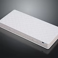 Modern White Mattress Design With Diamond Pattern And Comfortable Supportive Structure
