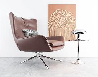 modern leisure chair 3d model