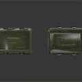 Two Green Metal Storage Boxes With Transparent Lids And Secure Latches