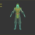 Western Samurai Western Warrior Western Hero Western Warrior Knight Hero Ancient Warrior Paladin 3d model