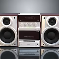 Philips Home Audio Stereo System With Dual Speakers And CD Player