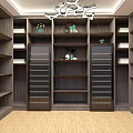 Wine Cellar Interior With Wooden Shelves Storage Units Decorative Ceiling Light And Light Wooden Flooring