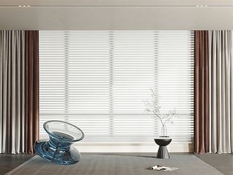 Modern Curtains 3d model