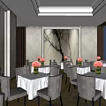Elevator Hallway With Decorative Carpet Modern Wall Panels And Elegant Ceiling Design 3d model