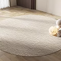 Modern Carpet Plush Carpet Cream Wind Carpet Living Room Carpet Round Carpet Silent Wind Carpet Bedroom Carpet 3d model