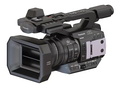 Panasonic Advanced Digital Camcorder With Professional Lens And Ergonomic Design 3d model