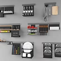 Modern Kitchen Shelving Units For Organizing Utensils Dishes Spices And Kitchen Tools