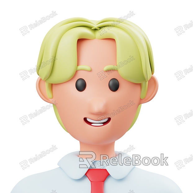 Cartoon character cartoon avatar cartoon character cartoon avatar Q version avatar model