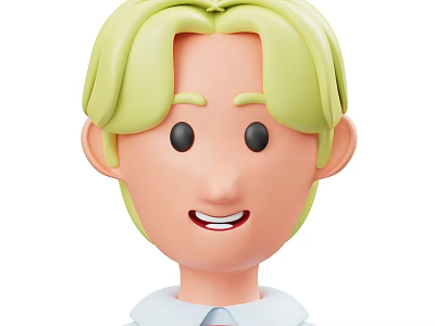 Cartoon character cartoon avatar cartoon character cartoon avatar Q version avatar 3d model