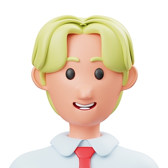 Cartoon character cartoon avatar cartoon character cartoon avatar Q version avatar 3d model