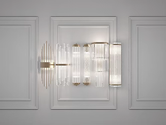 Modern style wall lamp 3d model