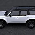 Sleek White SUV Car With Modern Design Black Roof Alloy Wheels And Front Grille