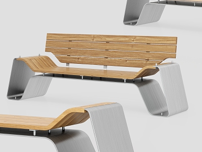 Public facilities, public chair, seat model