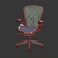 Modern Office Chair With Mesh Backrest Seat Dark Gray Armrests And Silver Metal Base Wheels