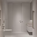Elegant Modern Bathroom Interior Design With Marble Vanity And Gold Fixtures