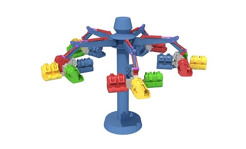 Modern Amusement Equipment 3d model