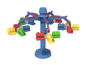 Modern Amusement Equipment 3d model