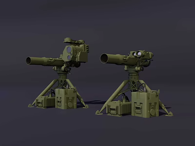 Tao missile 3d model