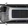 Silver Skoda Station Wagon Car With Stylish Headlights And Wheels