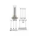 Various Modern Chandelier Designs With Hanging Pendant Lights And Decorative Styles
