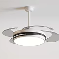 Modern Ceiling Mounted Air Conditioner Fan in Various Colors with Contemporary Design for Indoor Use