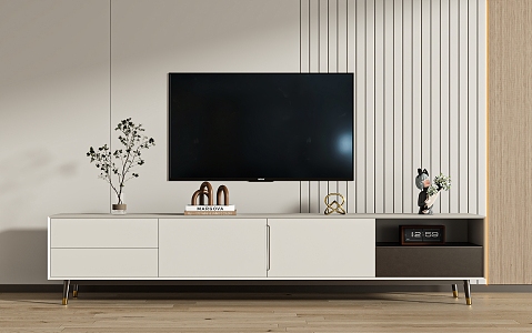 Modern Minotti TV Cabinet 3d model