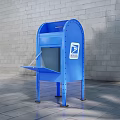 Modern mailbox 3d model
