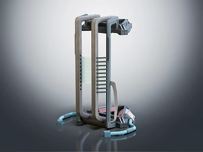 Vertical Stepper Fitness Equipment With Adjustable Resistance And Digital 3d model