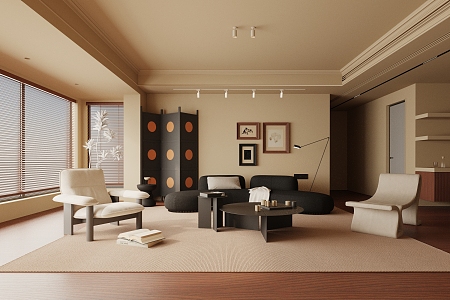 The Silent Living Room 3d model