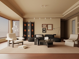 The Silent Living Room 3d model