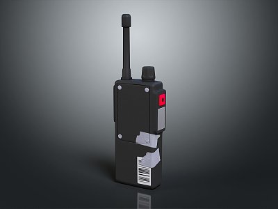 Walkie-talkie military walkie-talkie military radio military wireless telephone wireless telephone military communication equipment 3d model