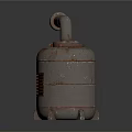 Industrial LOFT boiler furnace shell large boiler 3d model