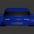 Blue Sleek Luxury Limousine Concept Design With Shiny Exterior And Modern Wheels