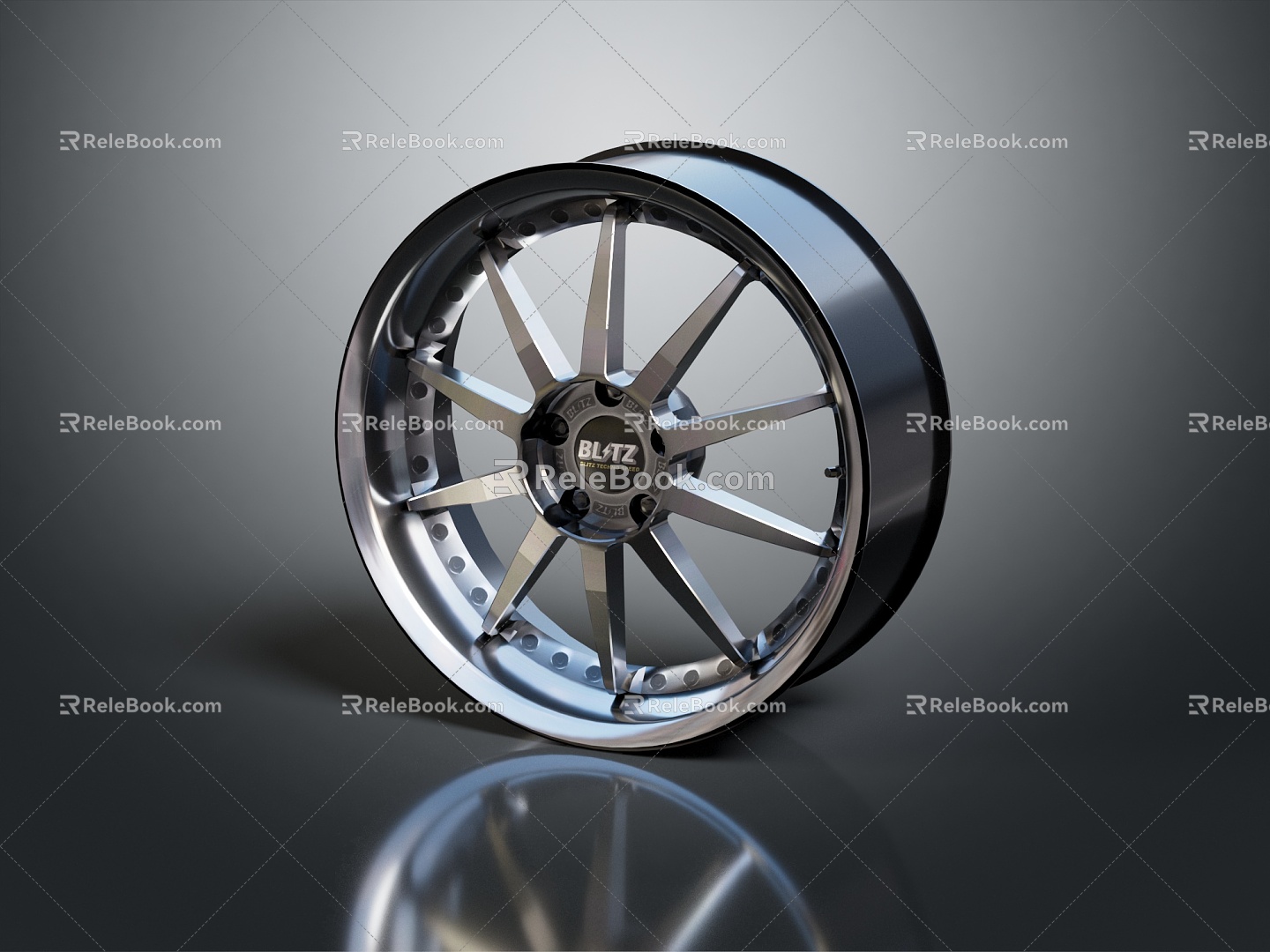 Modern tire wheel model