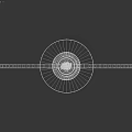 Modern Golden Circular Ring Chandeliers With Transparent Bulbs For Interior Decor