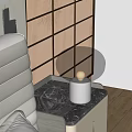 Modern table lamp table lamp floor lamp side table lamp 3d model