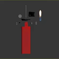 Lighter Machinery Lighter Kerosene Lighter Windproof Lighter 3d model