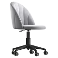 Modern Office Chair With Ergonomic Design Comfortable Backrest And Swivel Wheels For Mobility