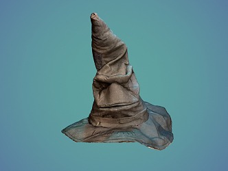 Witch Hat Clown Hat Harry Potter Sorter Hat Harry Hogwarts Magic Hat 3d model