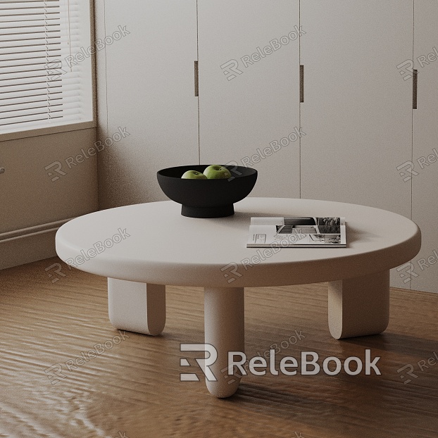 Modern coffee table model