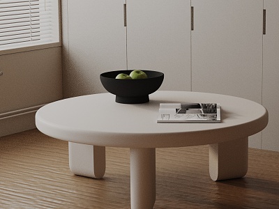 Modern coffee table model